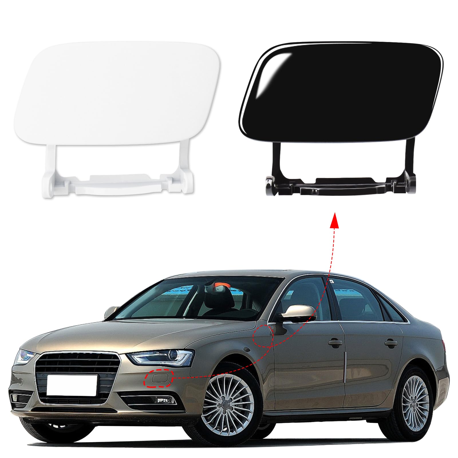 Amazon.com: CZShiYue Front Bumper Headlight Washer Nozzle Cover
